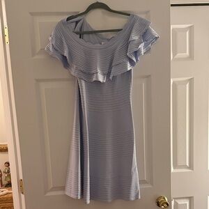 Light Blue Off-Shoulder Dress